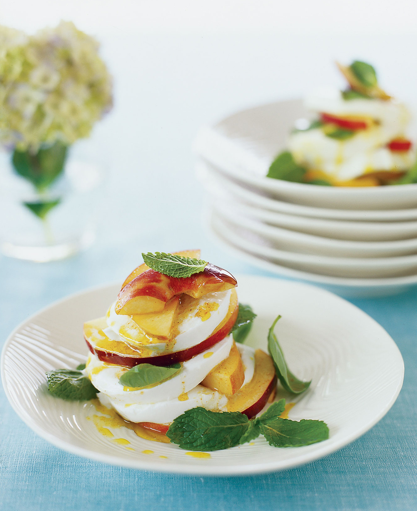 peach-and-mint-caprese-salad-with-curry-vinaigrette