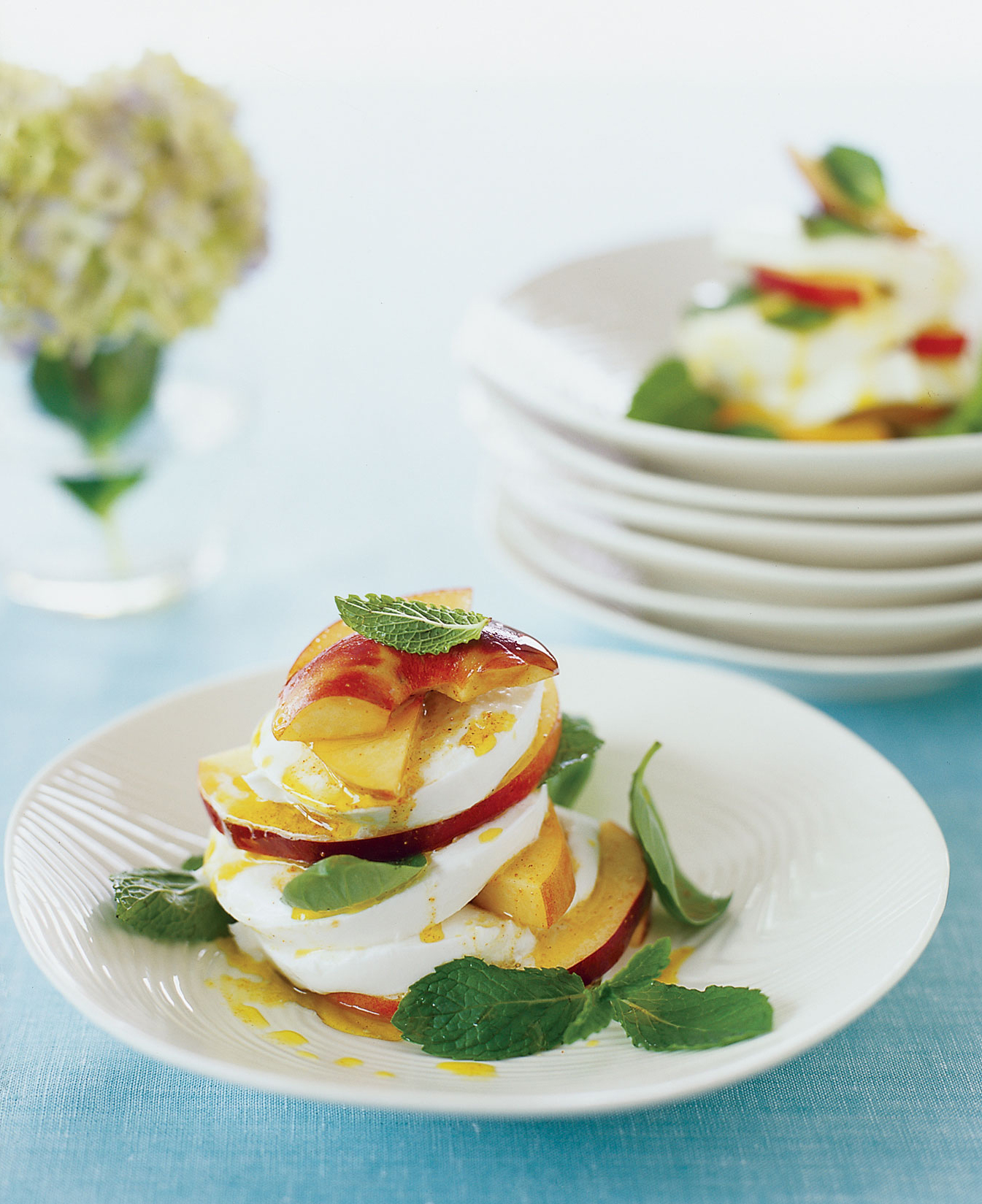peach-and-mint-caprese-salad-with-curry-vinaigrette
