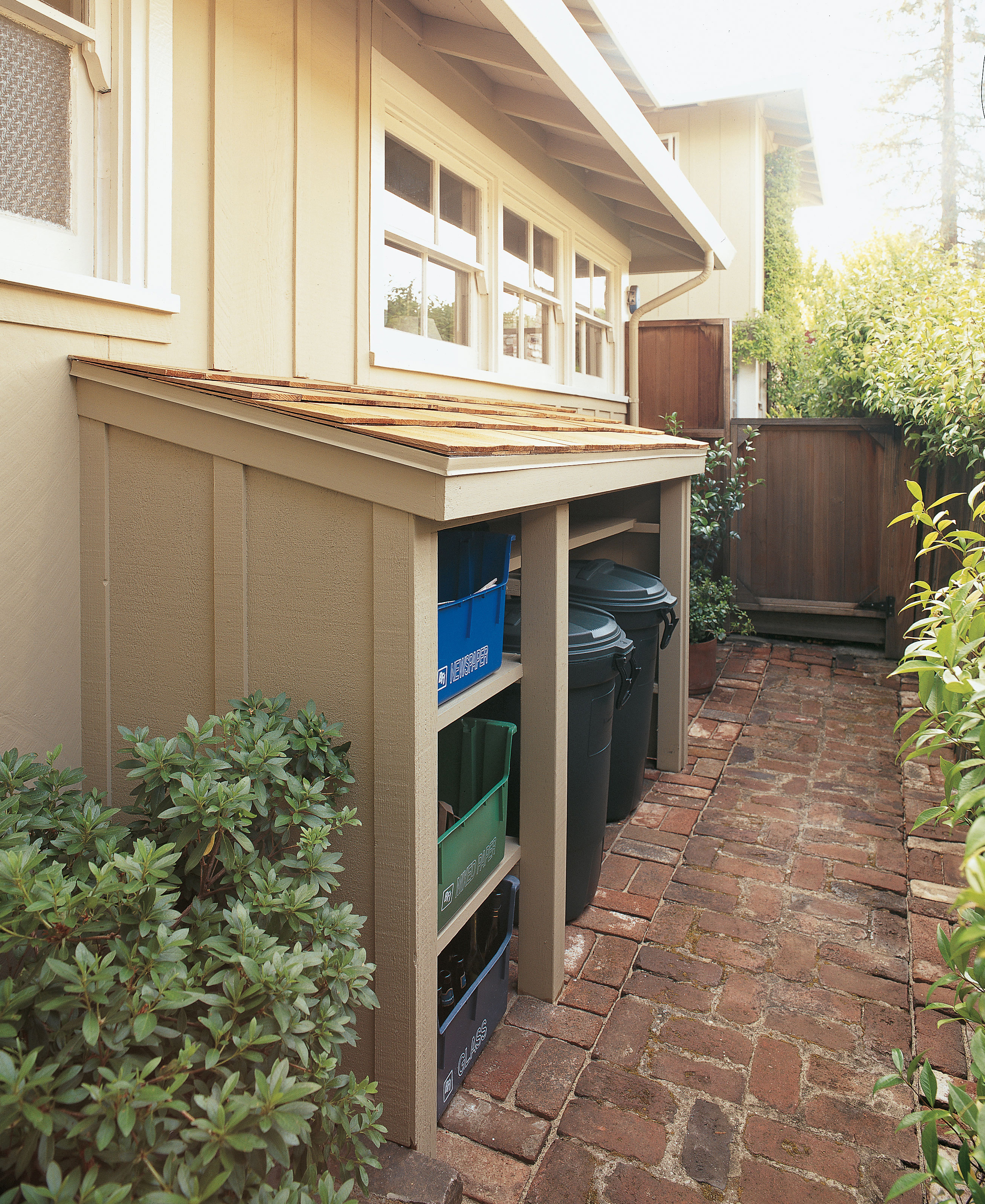 Simple DIY Recycling Center