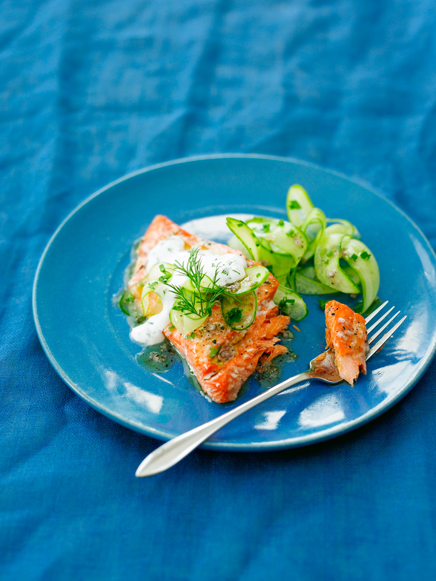 grilled-salmon-with-cucumber-salad
