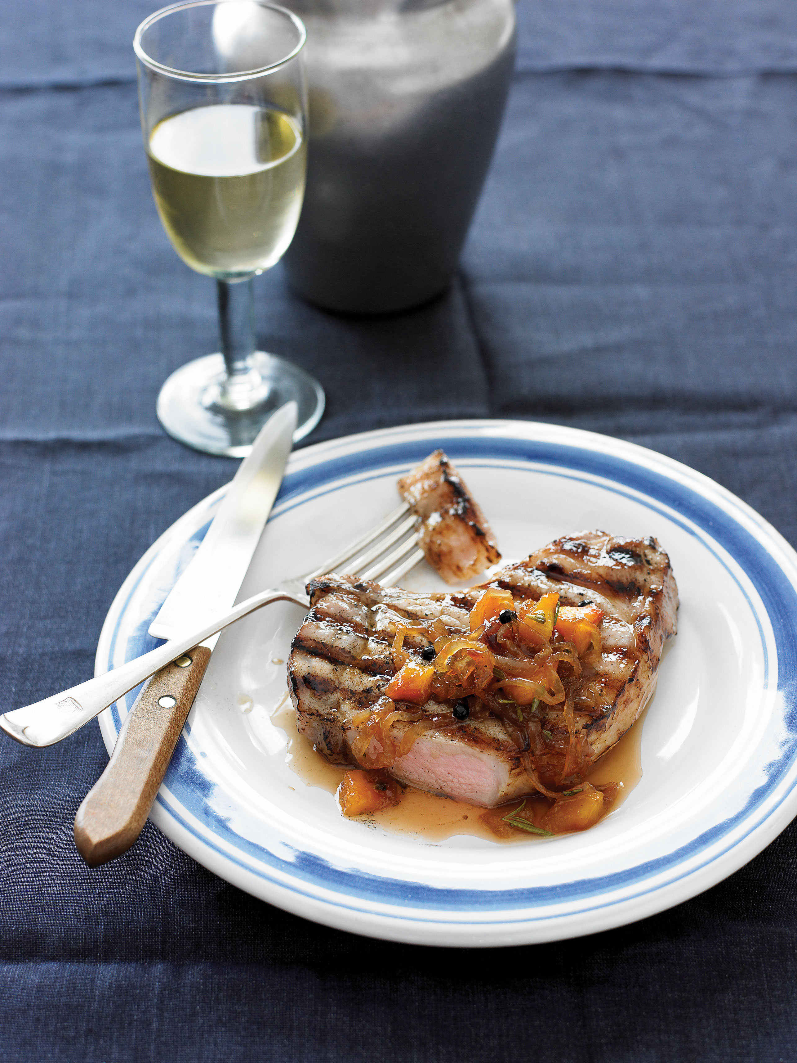 grilled-pork-chops-with-brown-sugar-brine-and-onion-peach-marmalade
