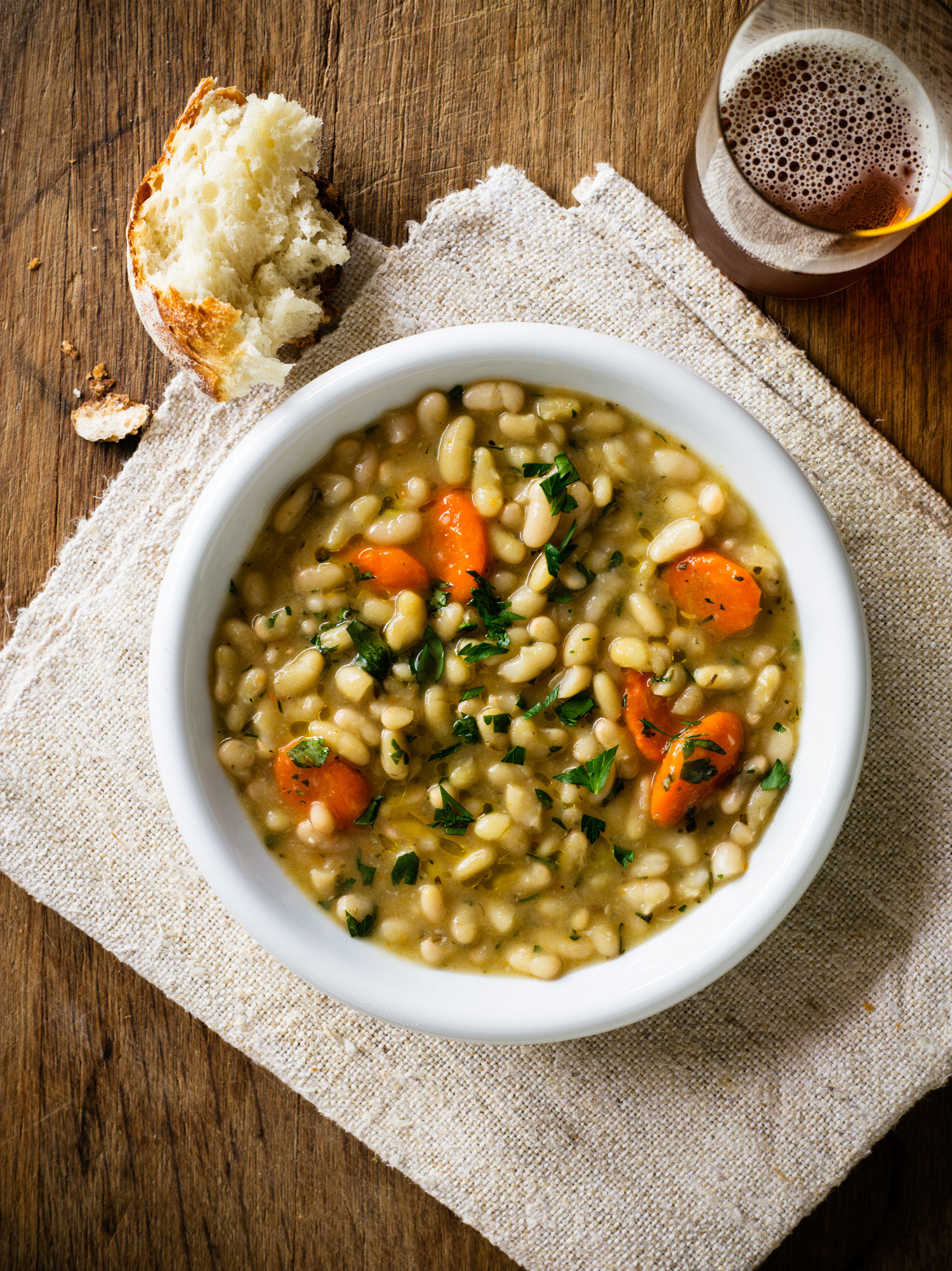 Vegan: Flageolet Beans with Rosemary and Thyme (0915)