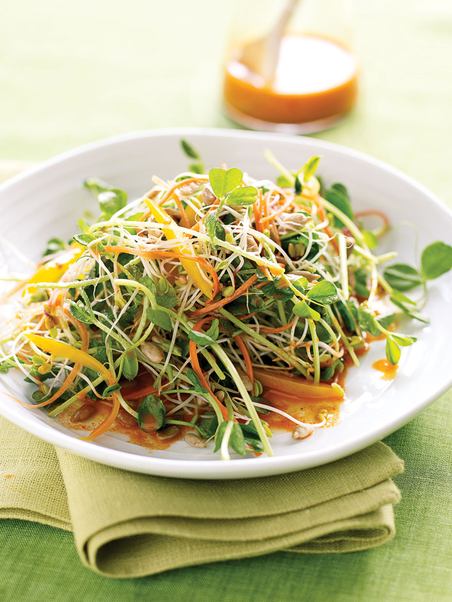 spicy-sunflower-salad-with-carrot-dressing