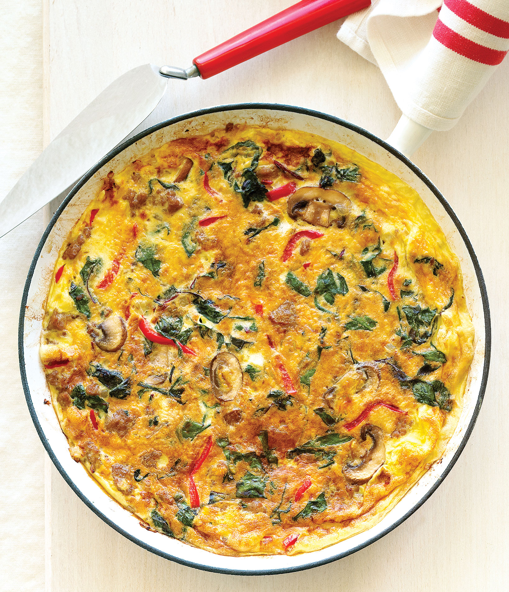 swiss-chard-and-sausage-frittata