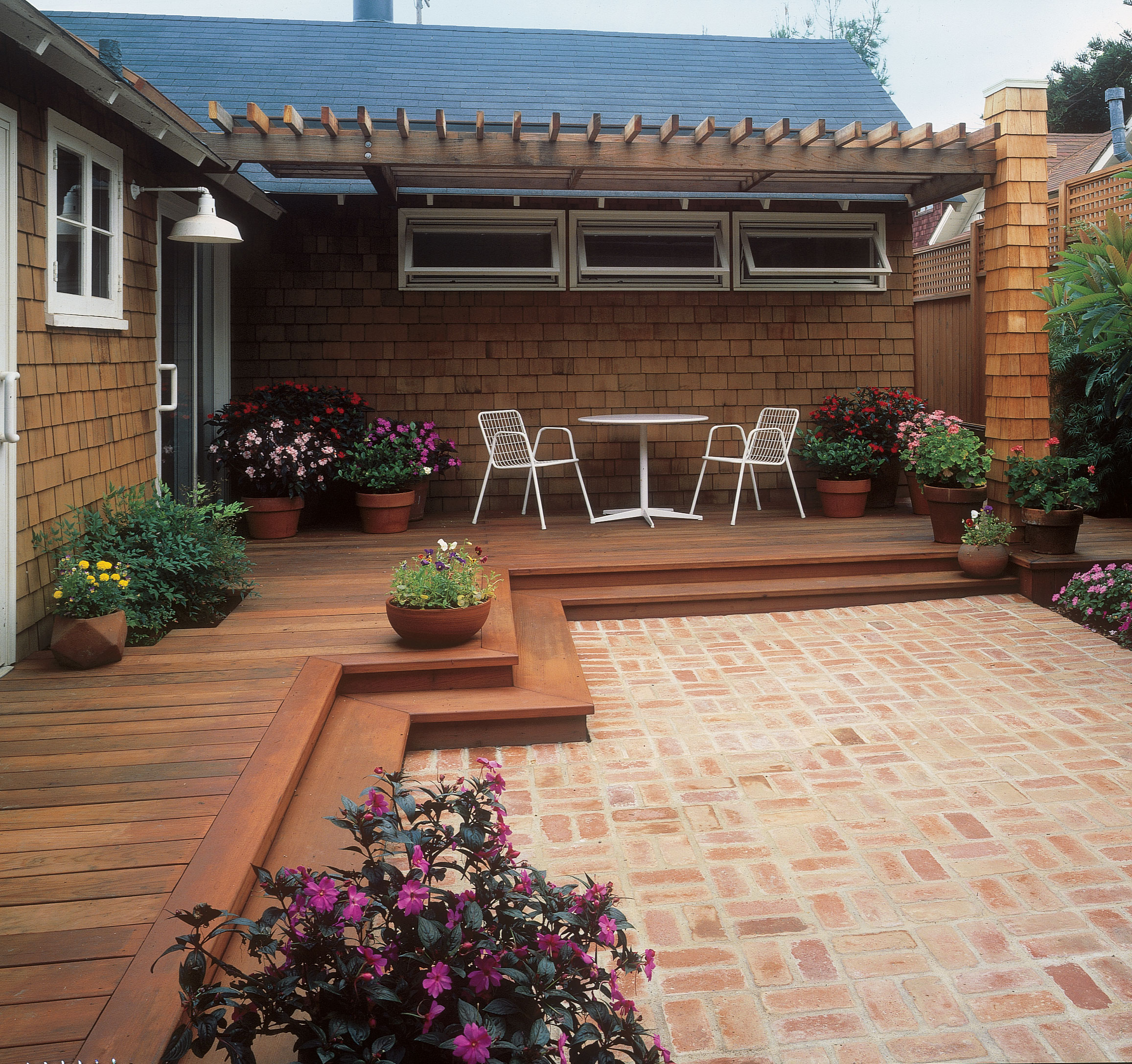 outdoor wooden decks