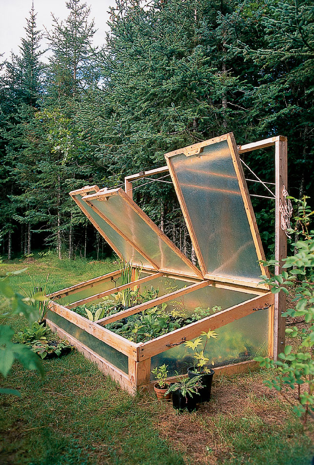 Alaska-style coldframe