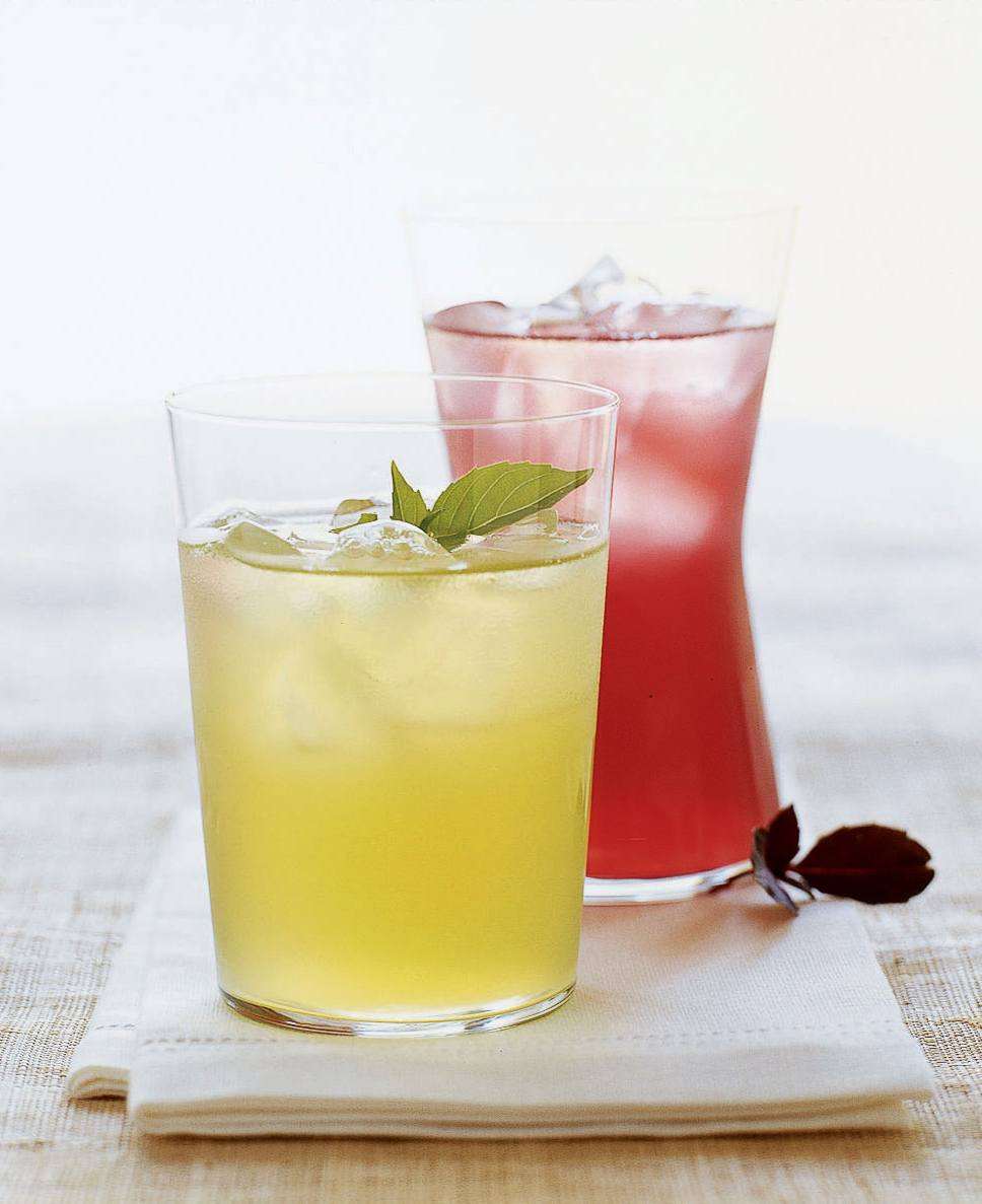 Frosty fresh lemonades