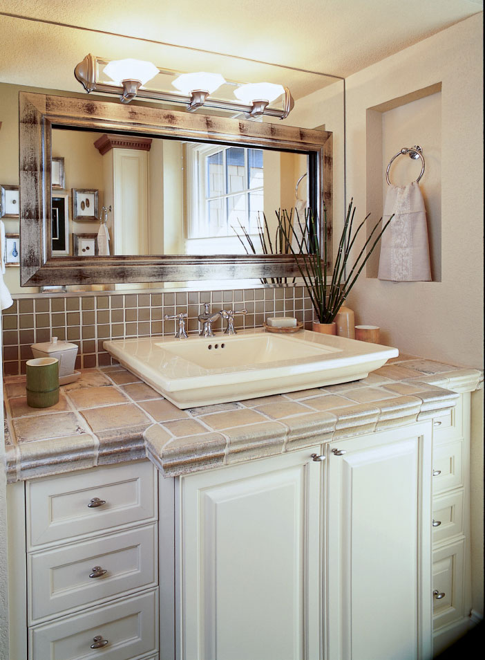 Repaint Your Bathroom Vanity Cabinets