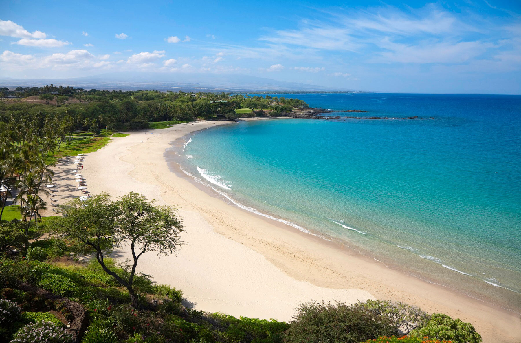 Kona Coast Beaches   Big Island Mauna Kea Beach Hotel Sun 1216 