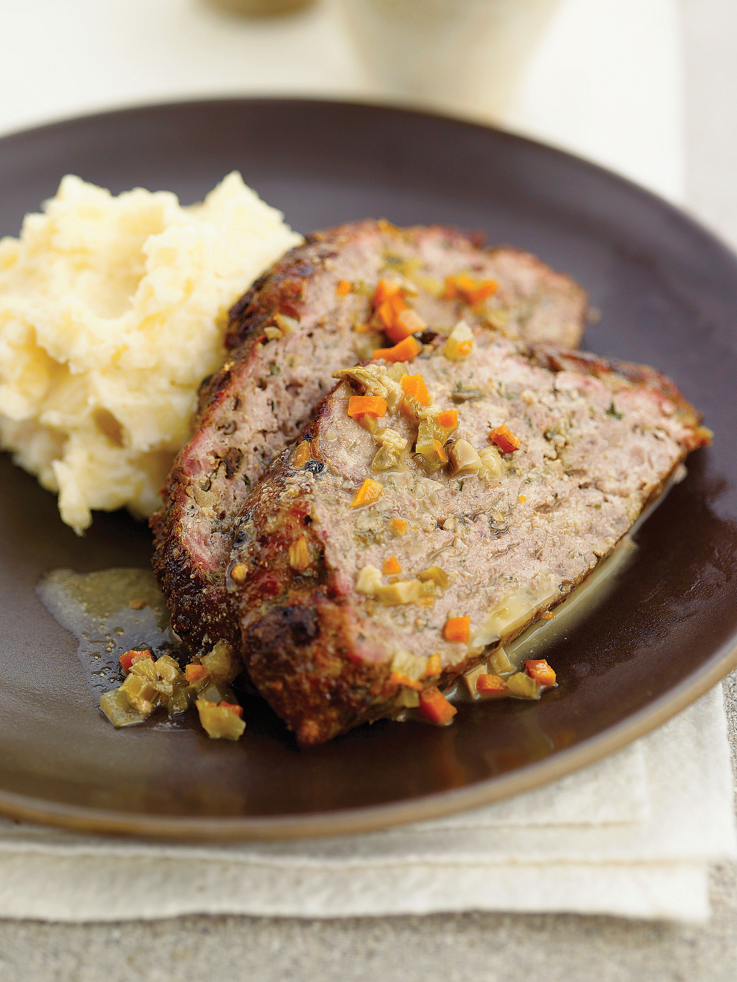 porcini-mushroom-meat-loaf-with-mushroom-gravy