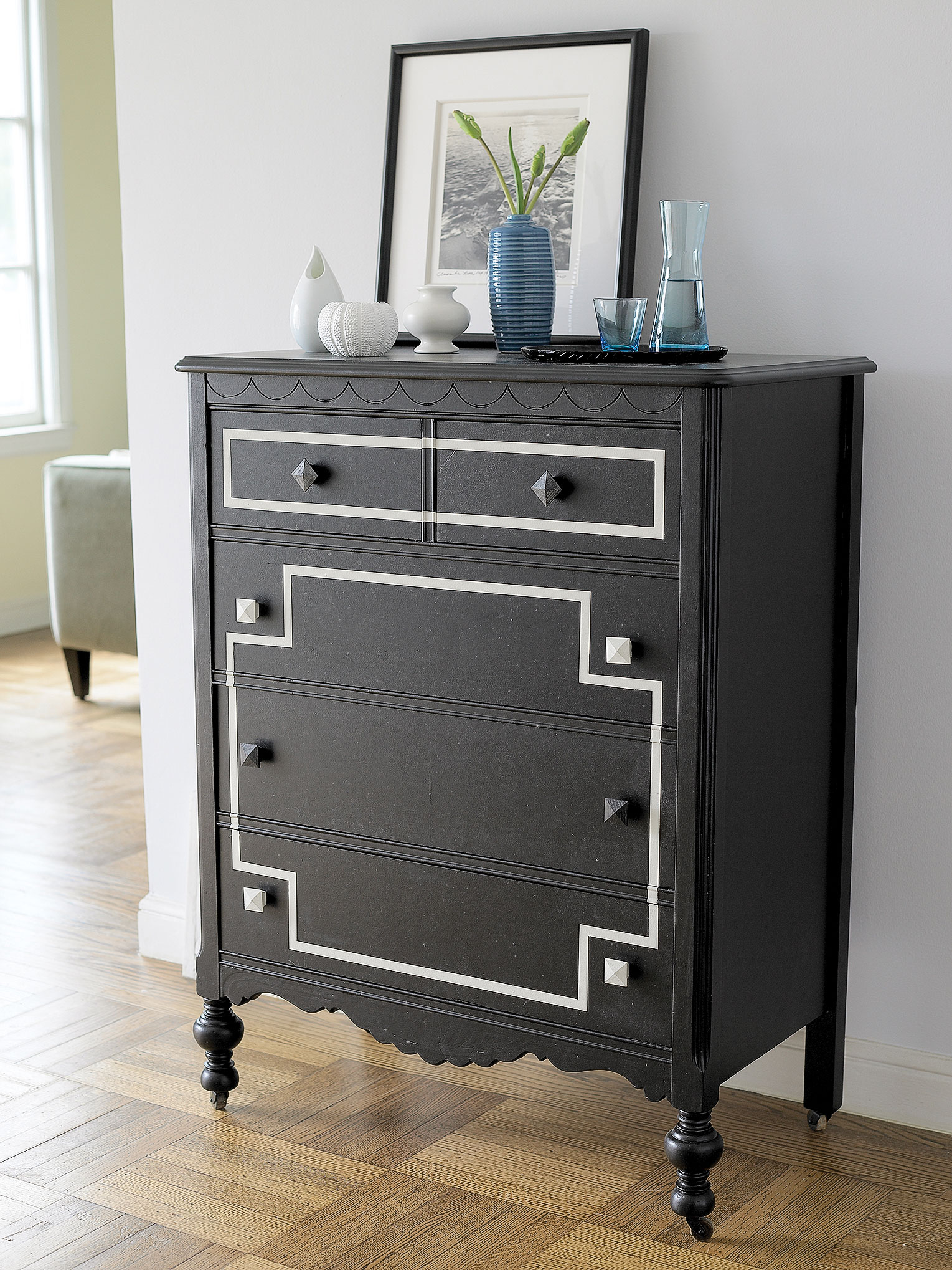 How to refinish a dresser