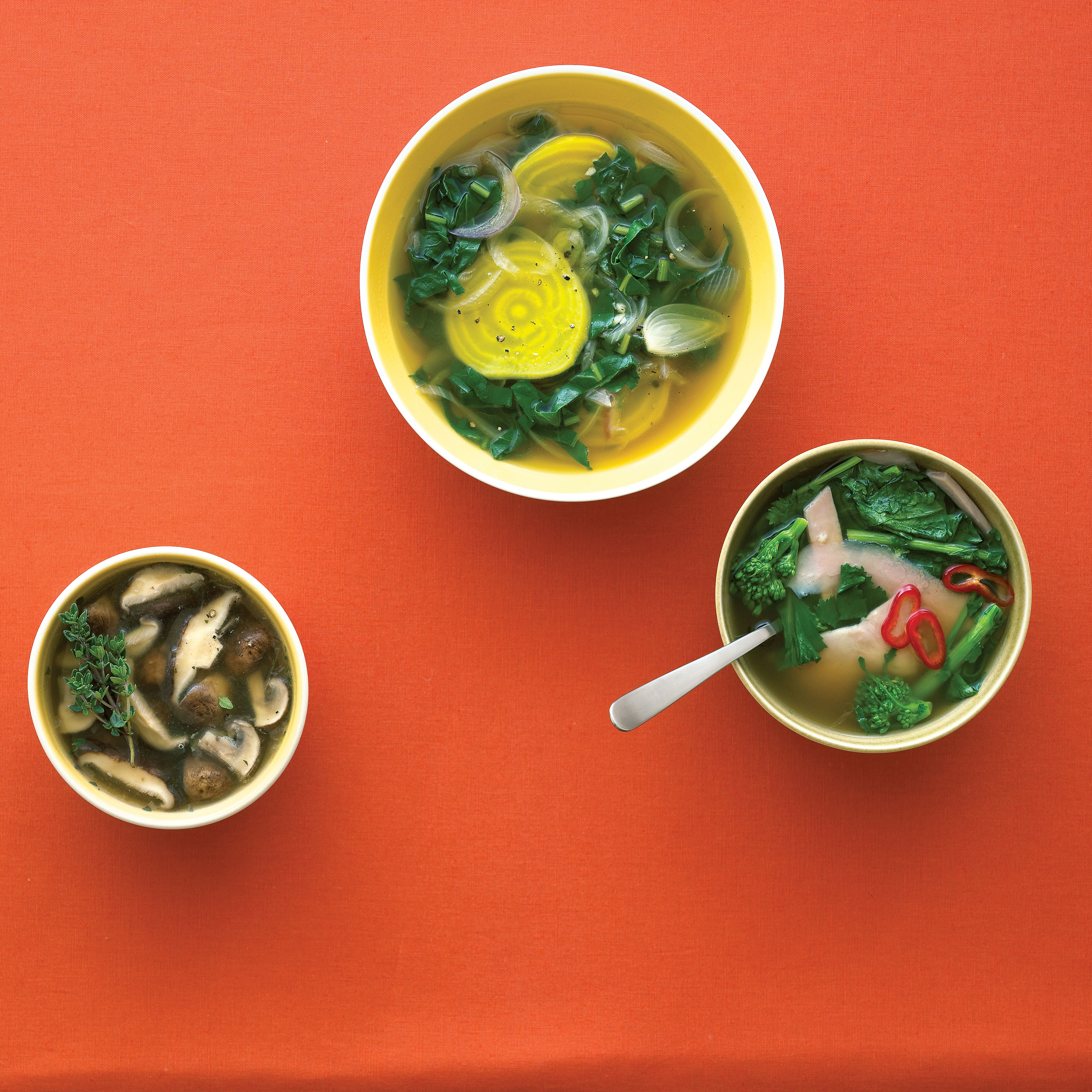 Golden Beet and Beet Greens Soup (1009)