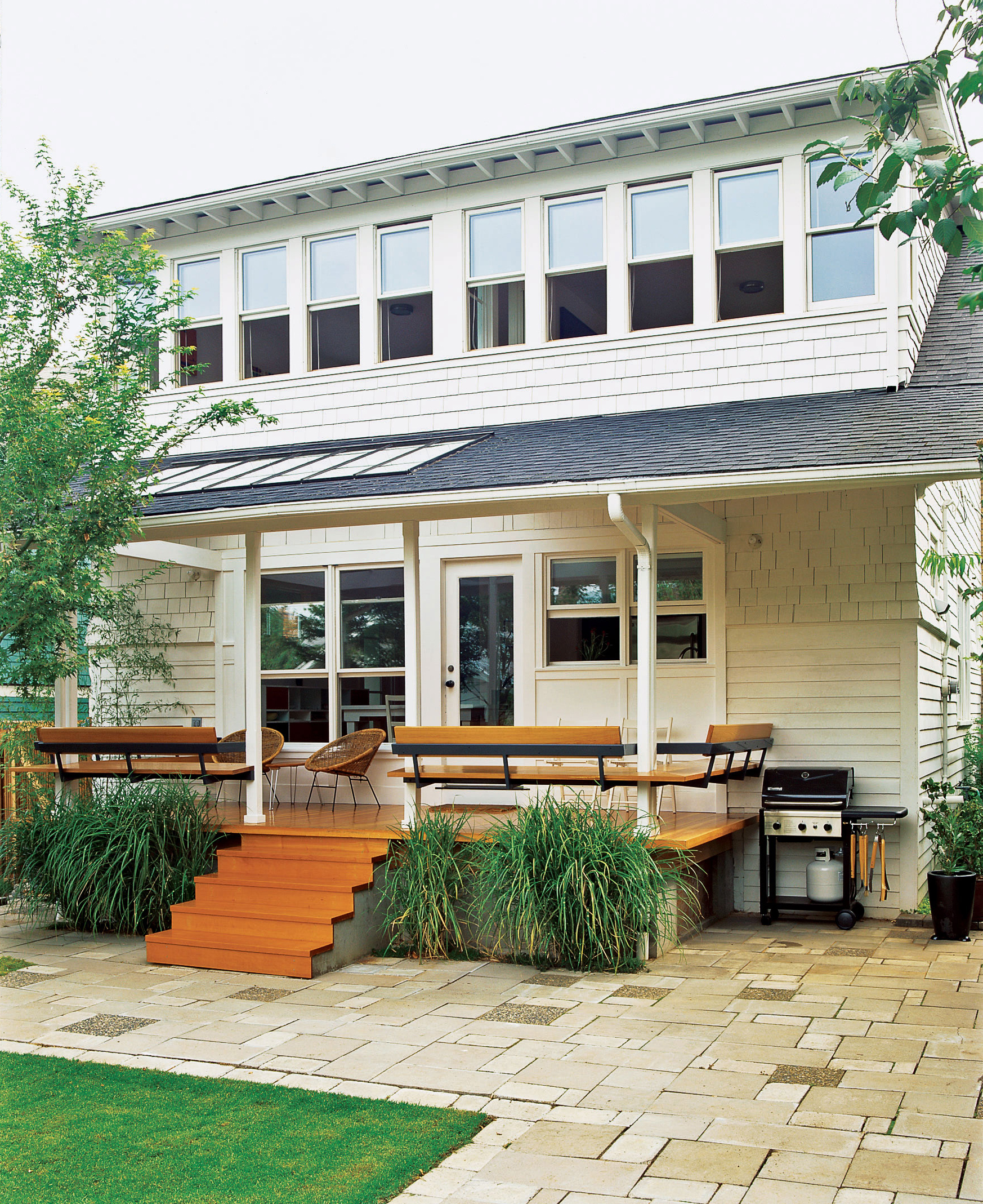 Spacious Back Porch Makeover