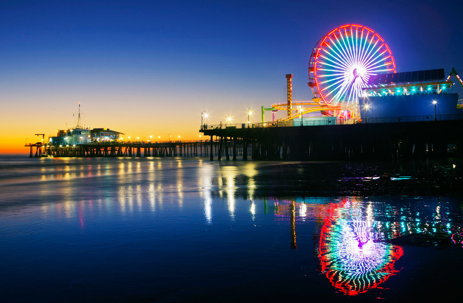 Santa Monica Pier At Sunset Poster Santa Monica Pier At Sunset Santa Monica Pier At Sunset Poster Santa Monica Pier At Sunset