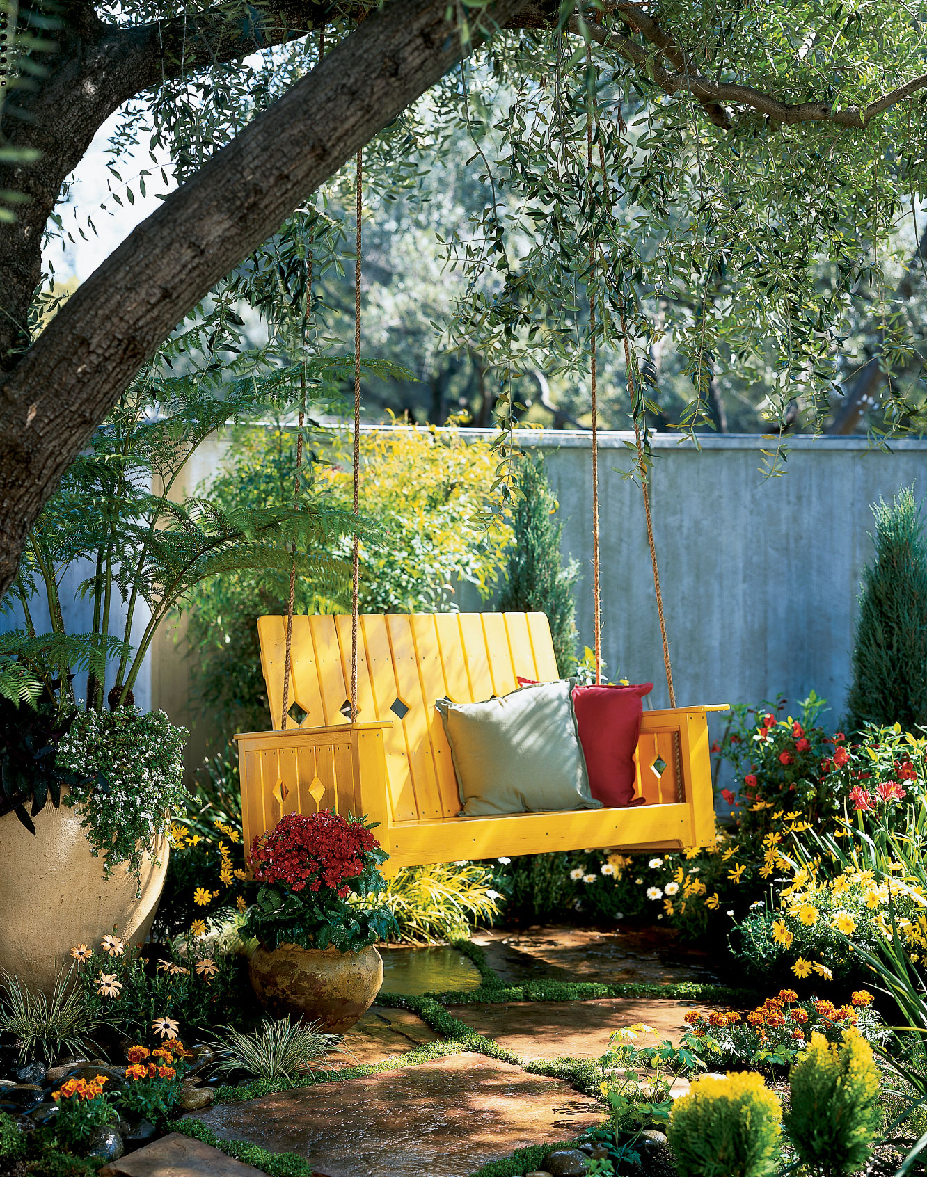 DIY Garden Swing