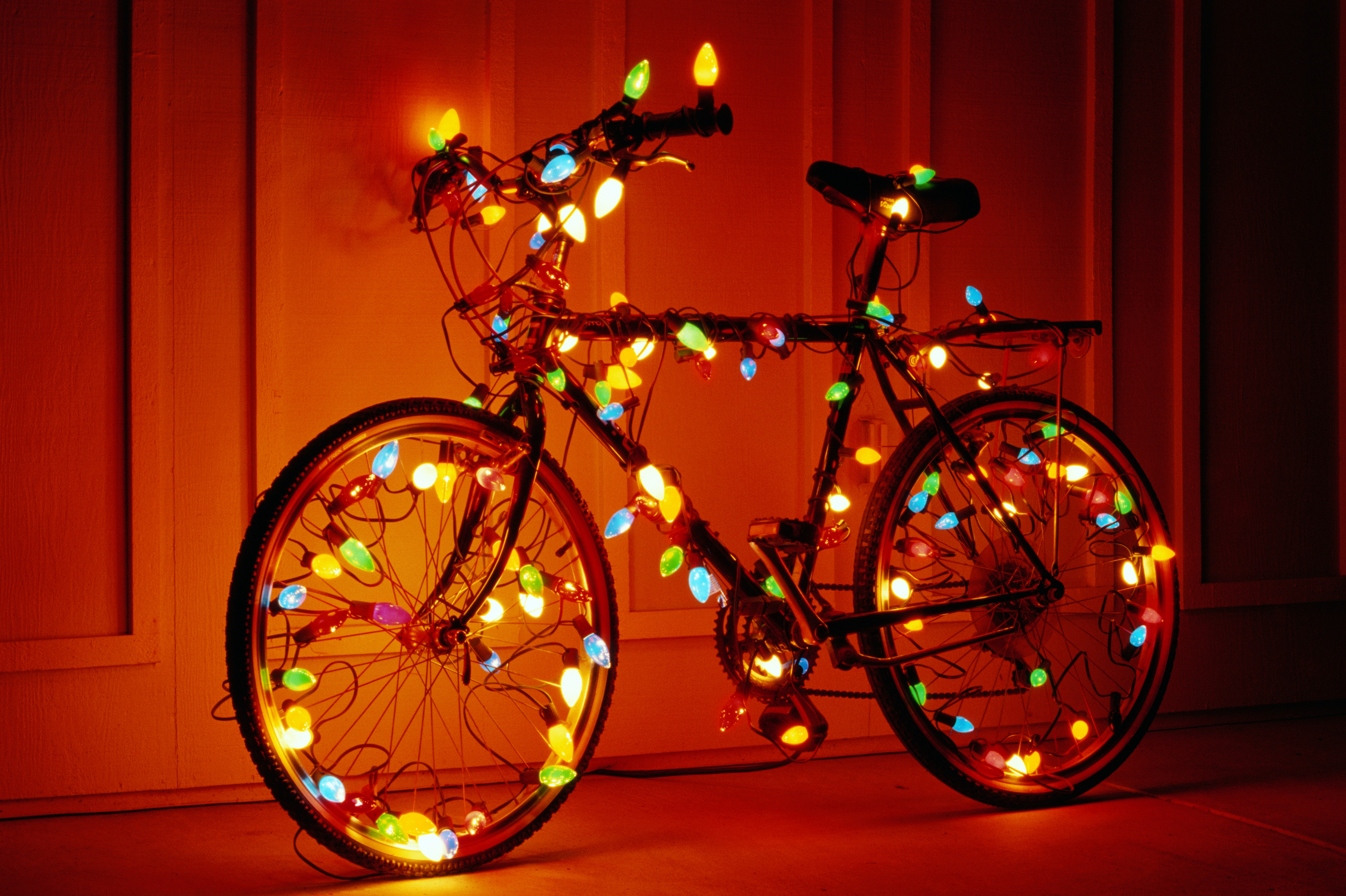 Bike best sale string lights