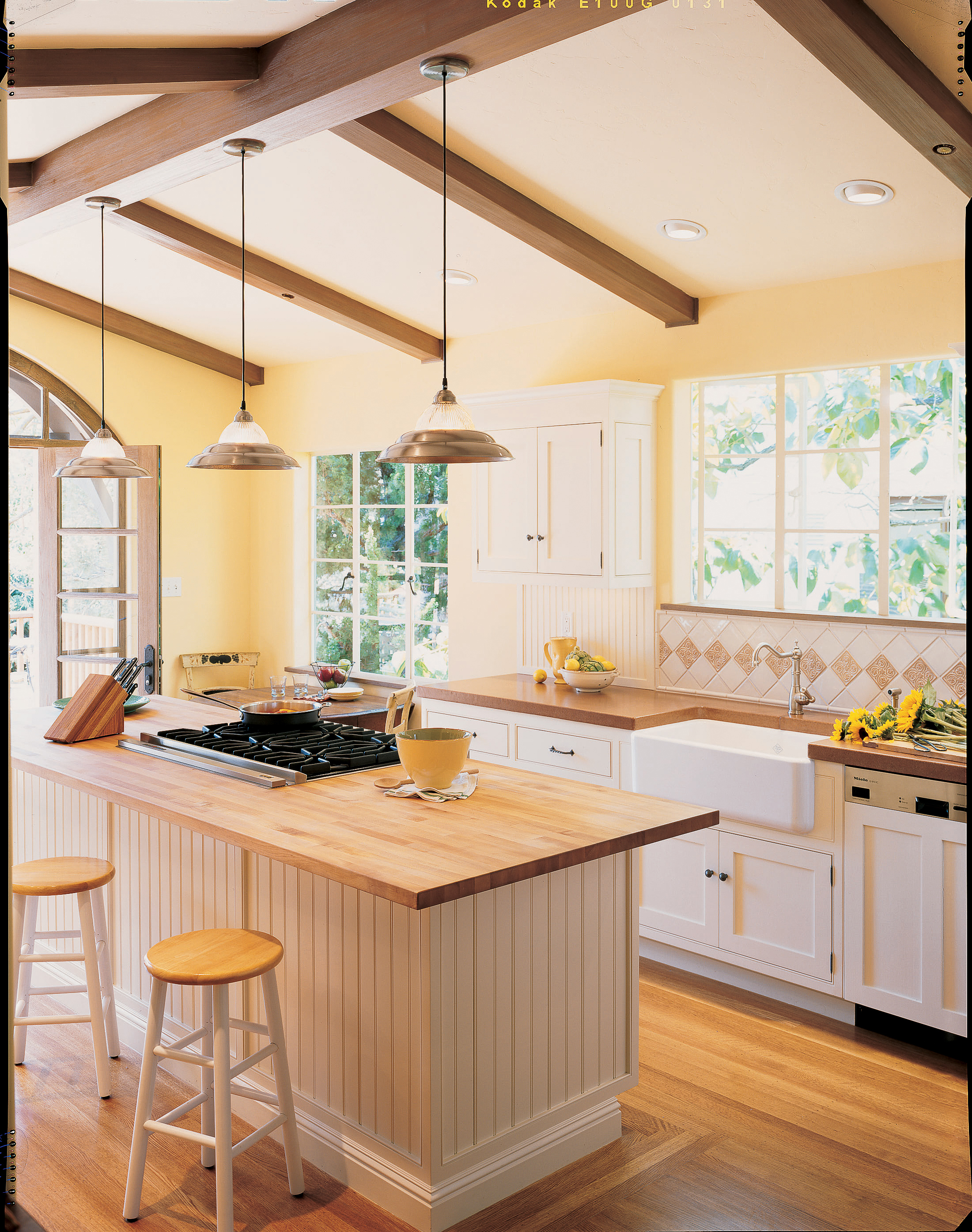 airy  bright kitchen makeover sunset magazine