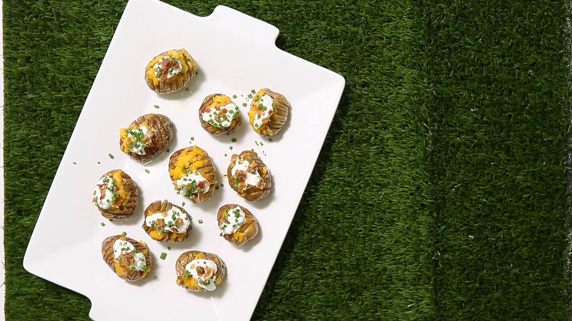 How to Make Mini Football Potatoes