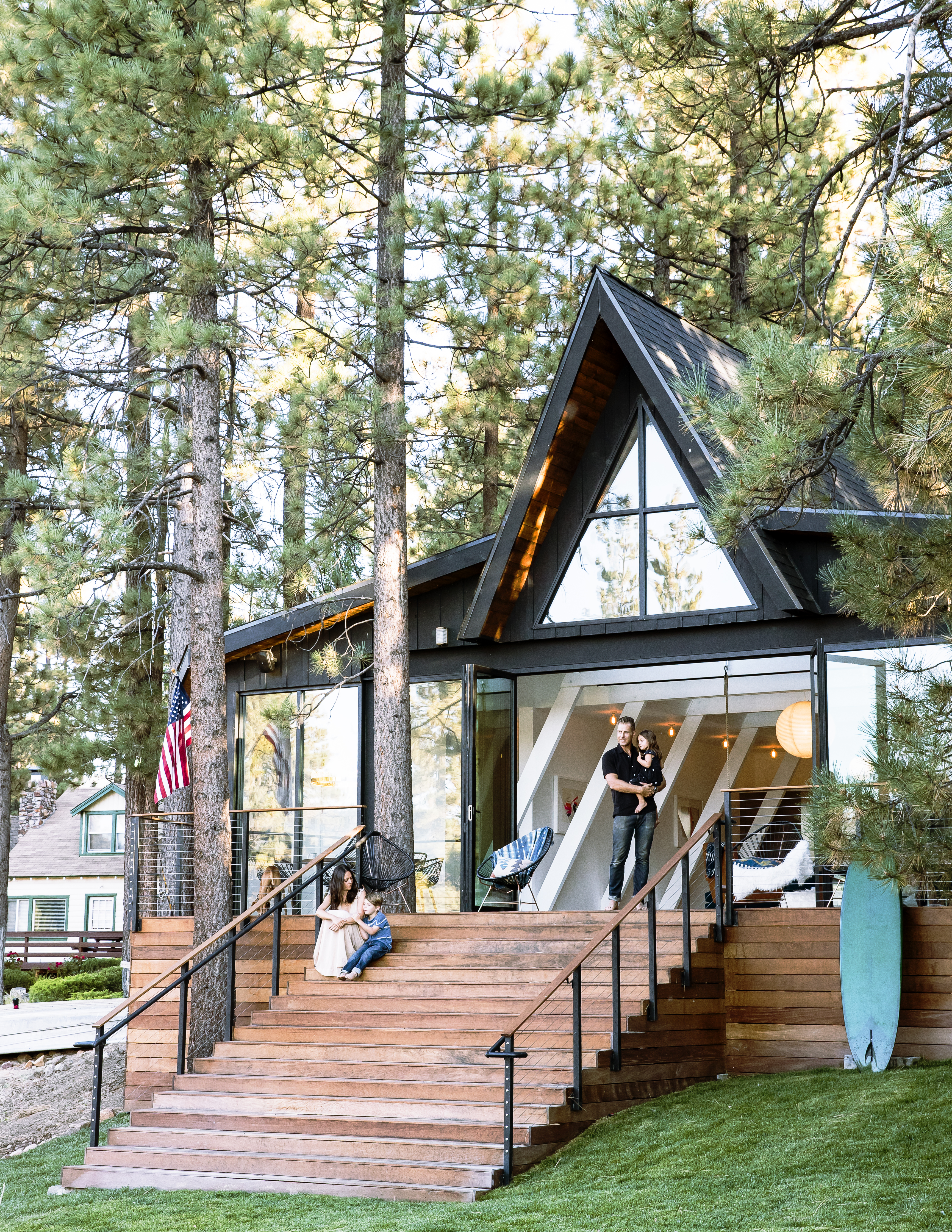 a-frame-in-the-woods