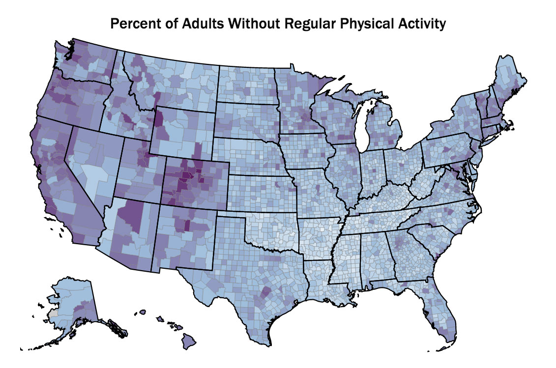 The Most Active Americans Live in the West