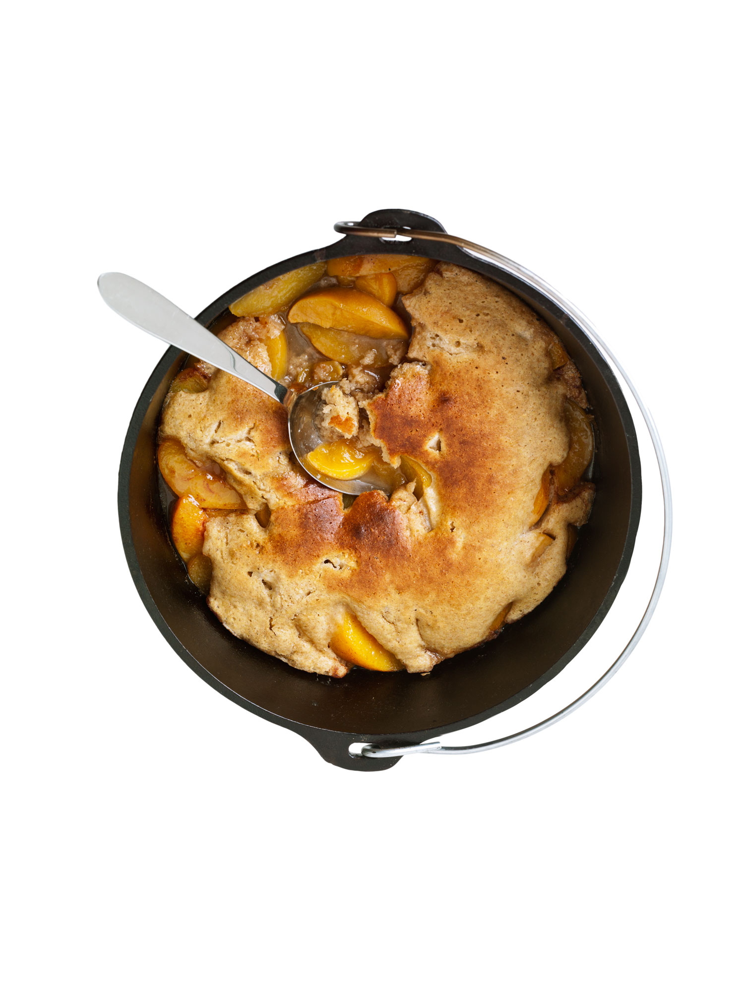 dutch-oven-peach-cobbler