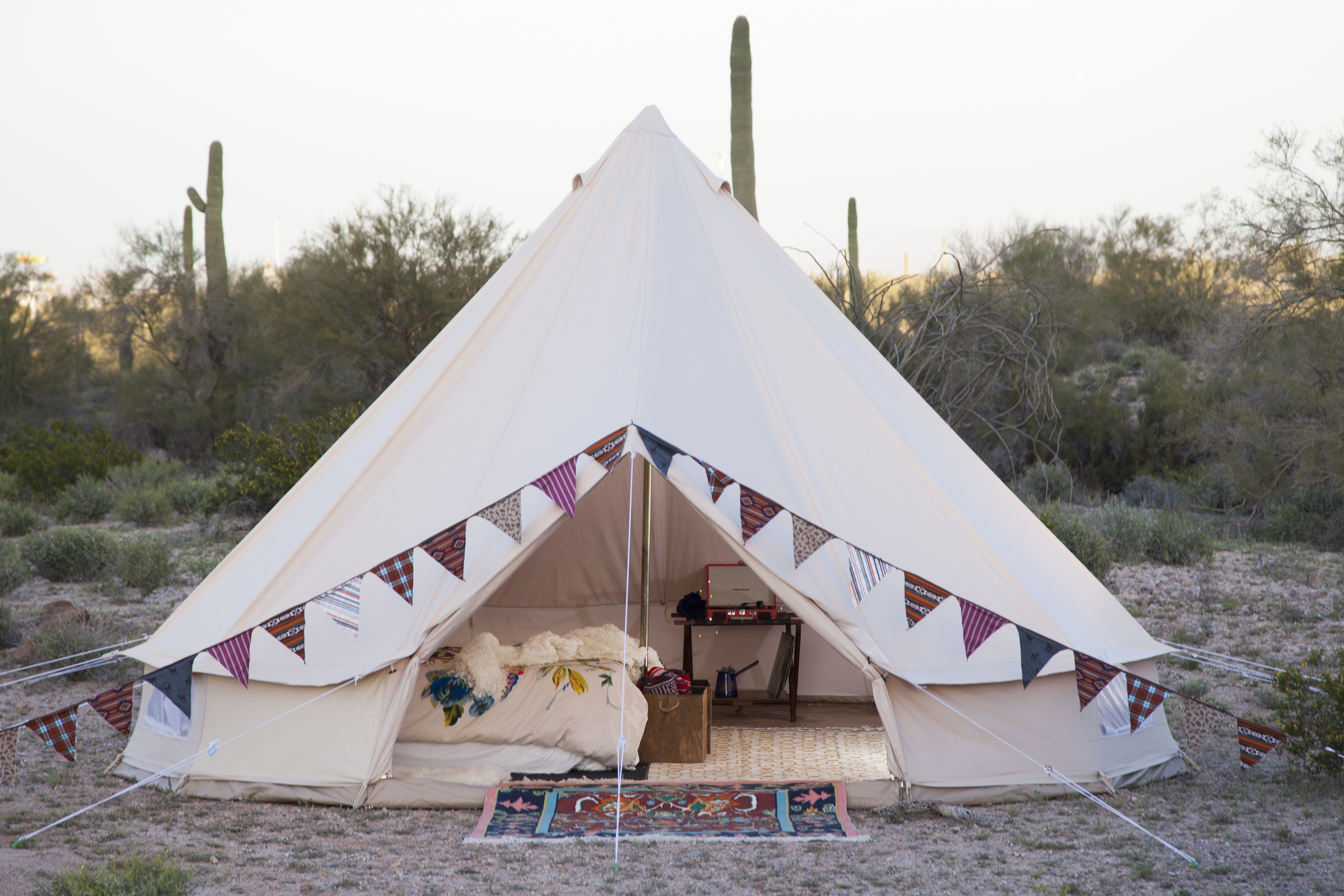 Stout Bell Tent in Desert