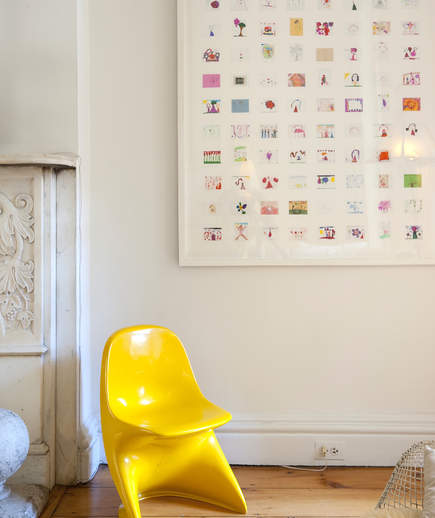 Jan Eleni Interiors Kids's Art Collage