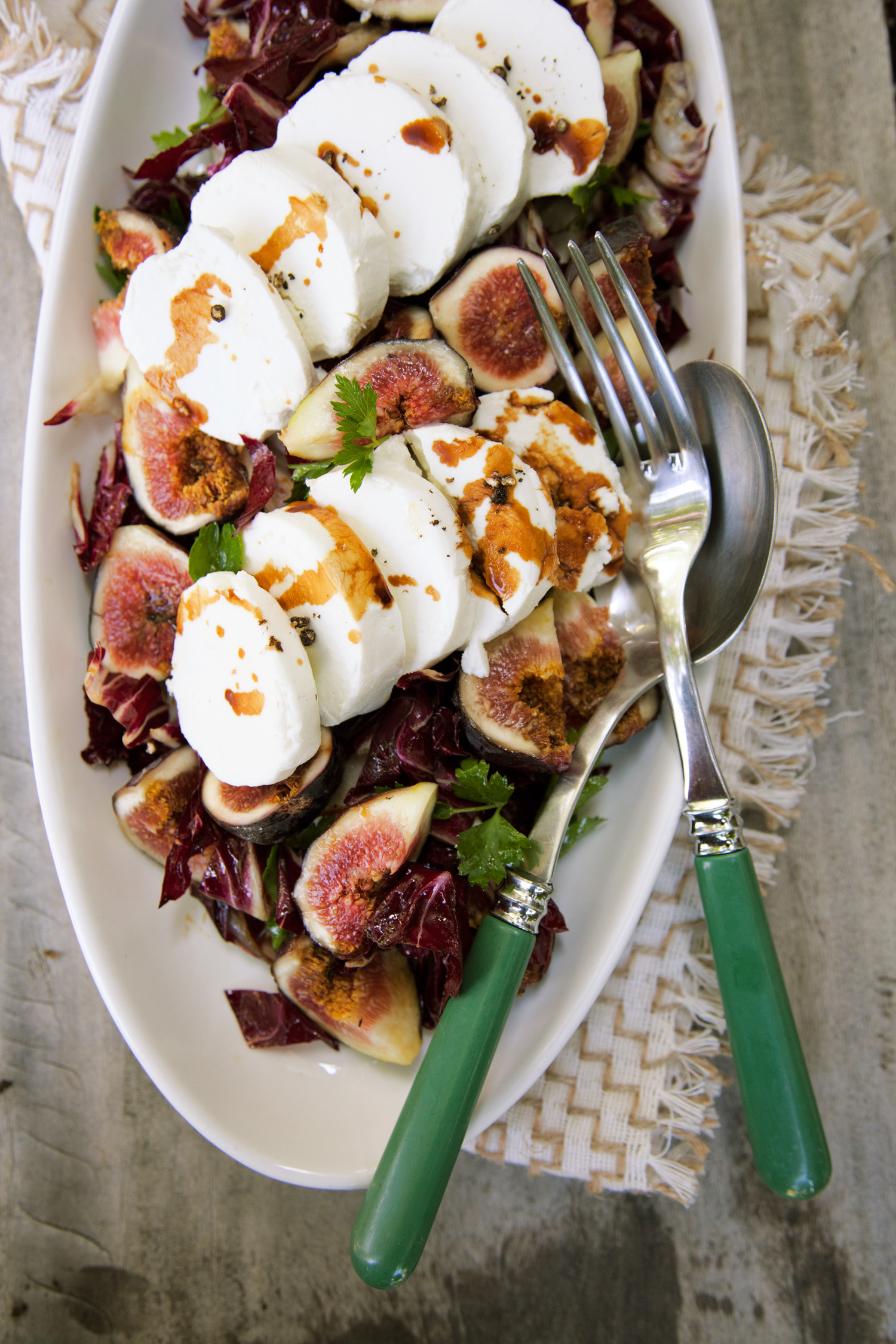 Best of 2012: Fresh Goat Cheese and Radicchio Salad with Figs (1212)
