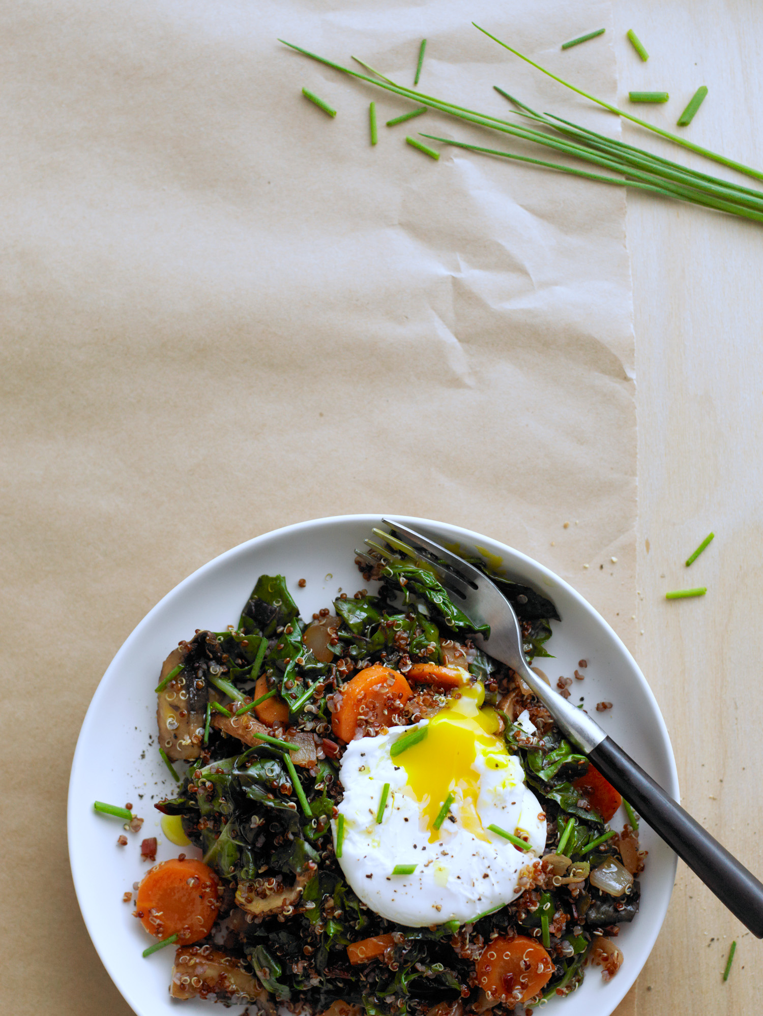 red-quinoa-bowl-with-swiss-chard-and-poached-egg