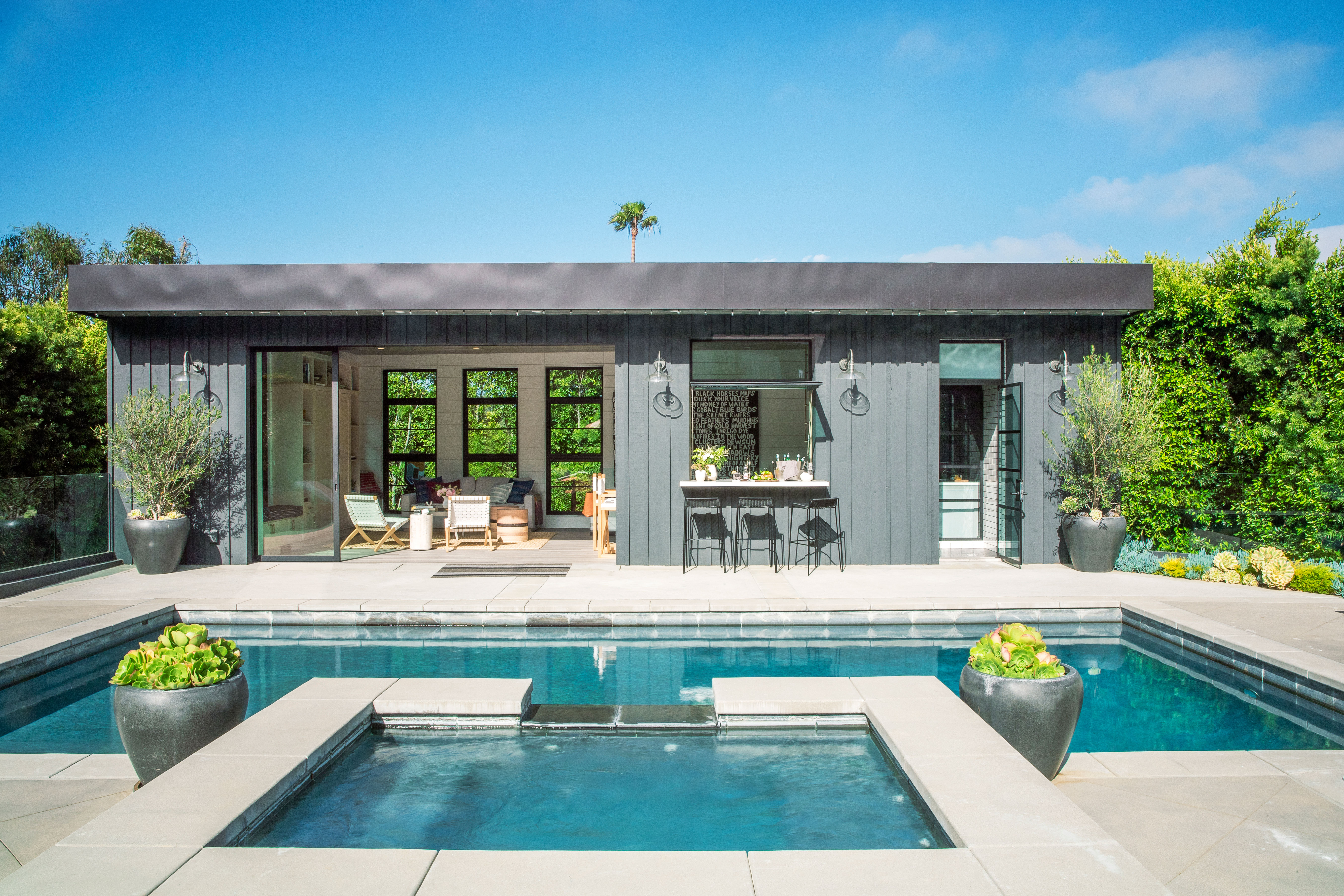How to Design  a Show Stopping Pool  House  Sunset Magazine