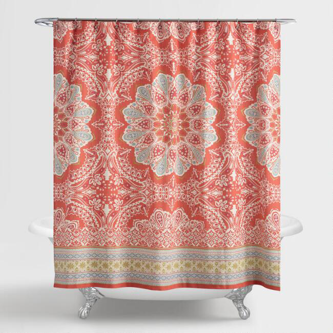 coral-shower-curtain