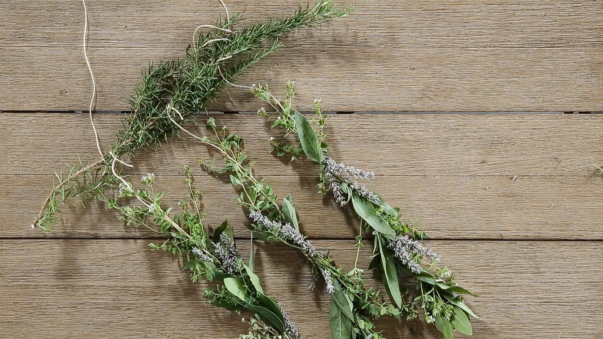dried herb wreath