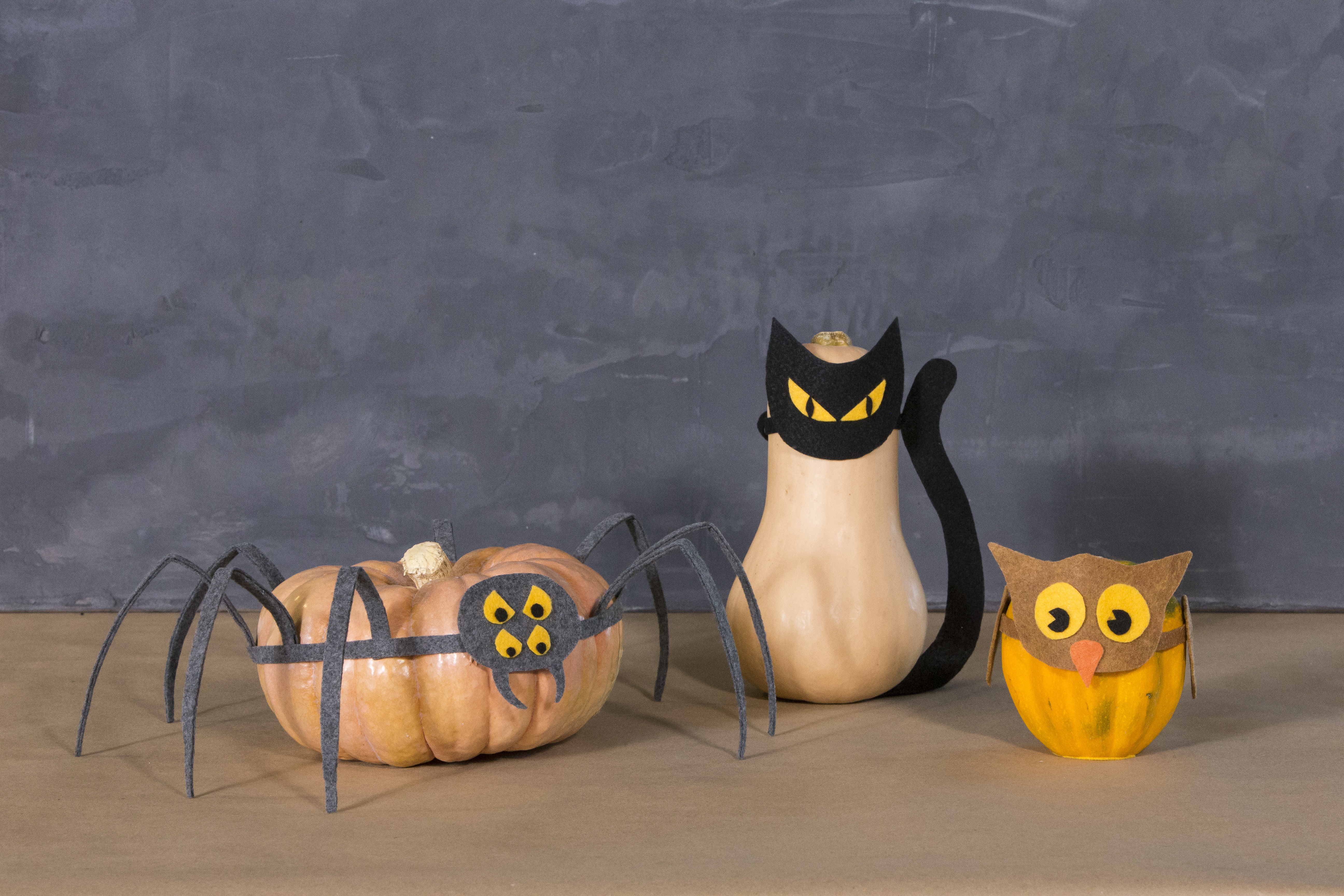 How to Make Animal-Masked Pumpkins