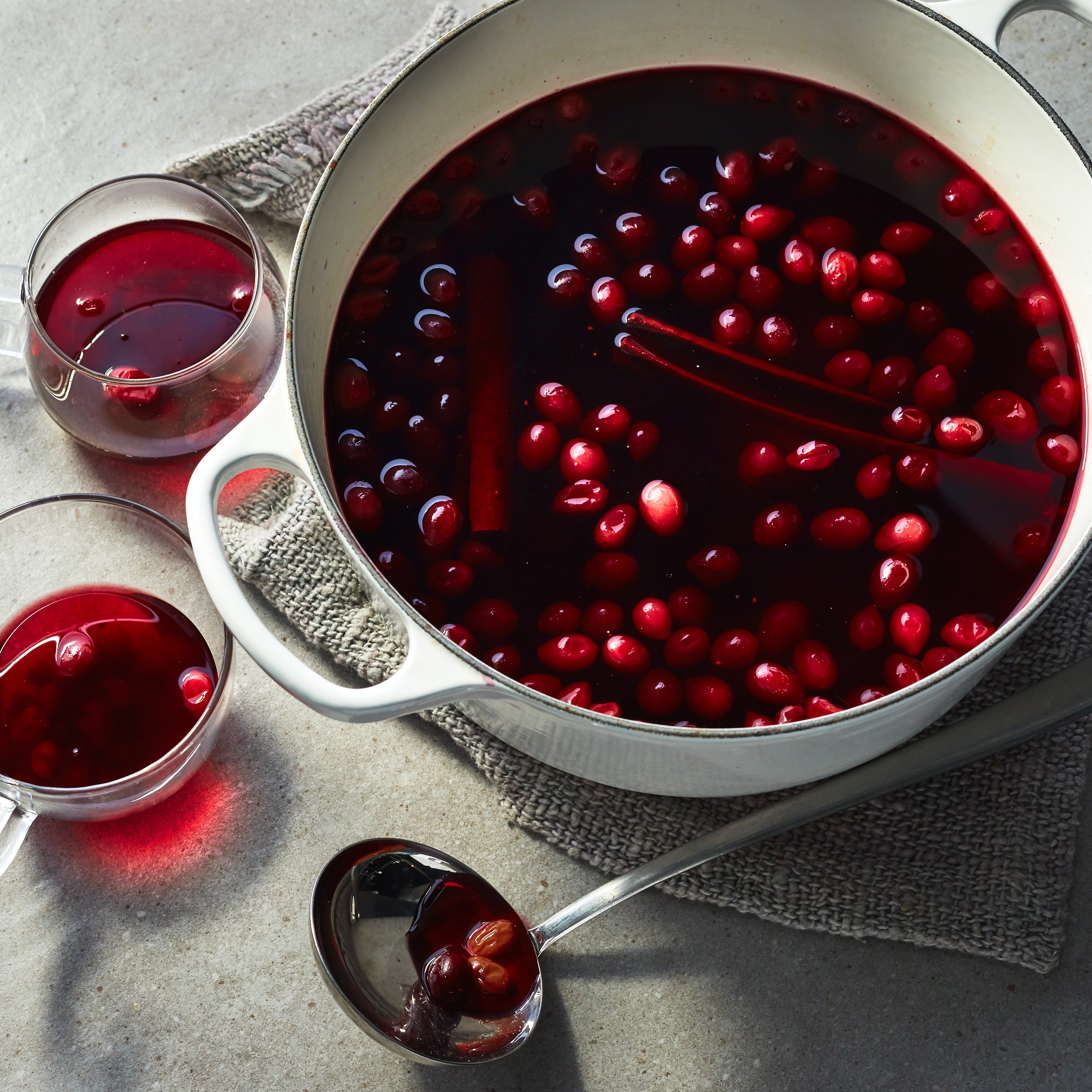 Mulled Cranberry Wine Punch