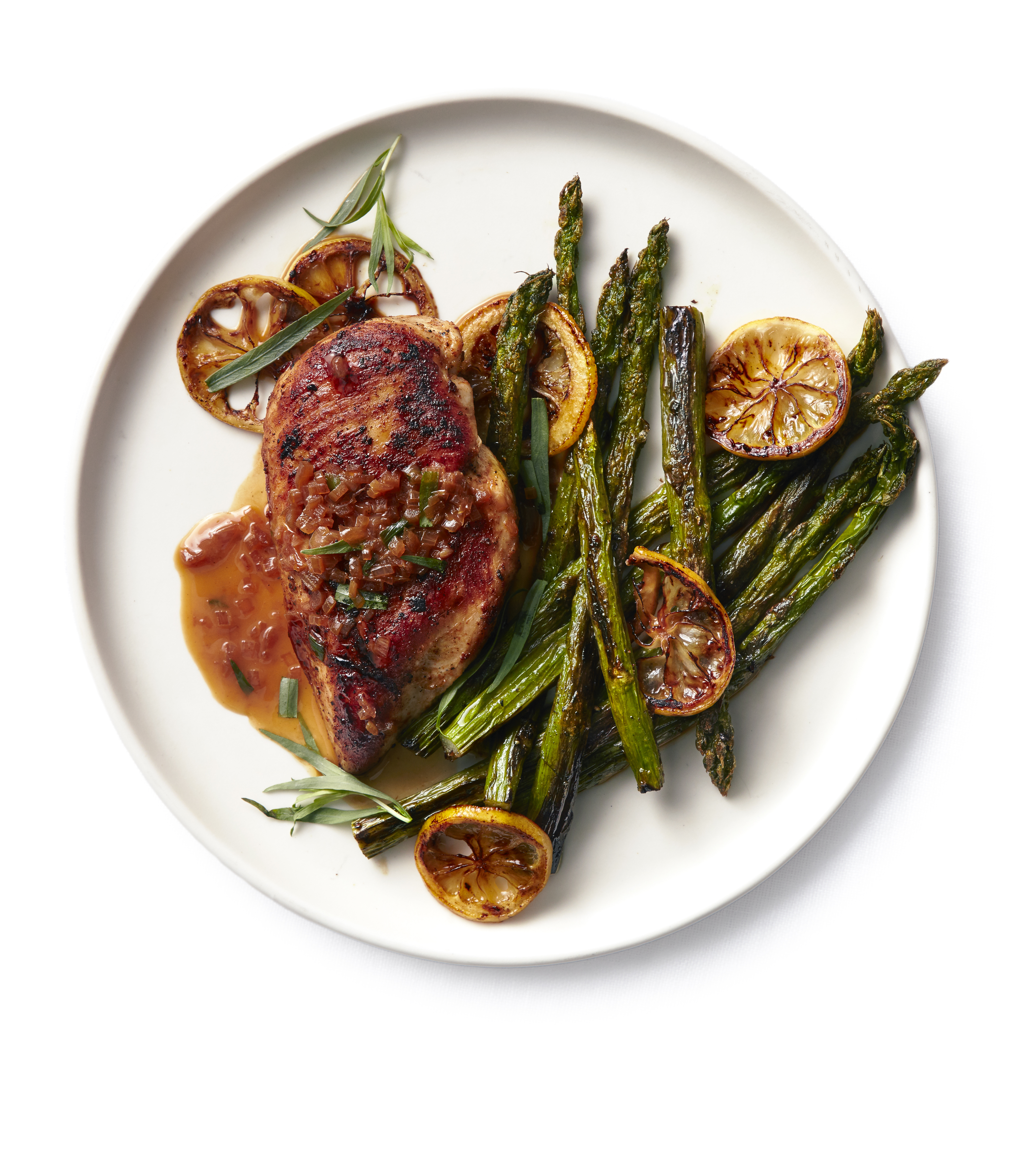 Asparagus White-Wine Chicken