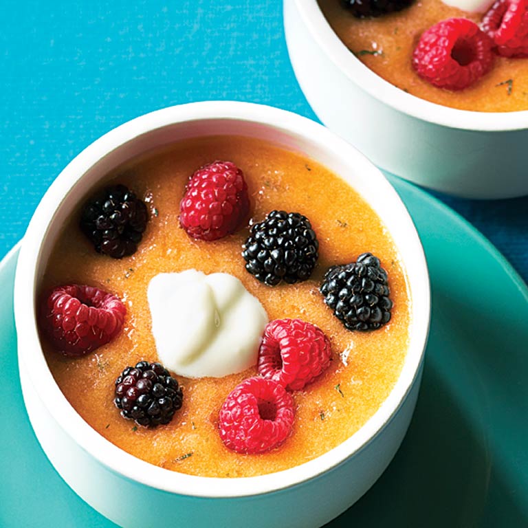 Cantaloupe Berry Soup
