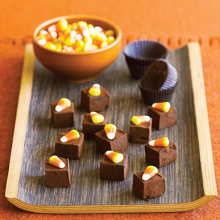 Chocolate Candy Corn Truffles