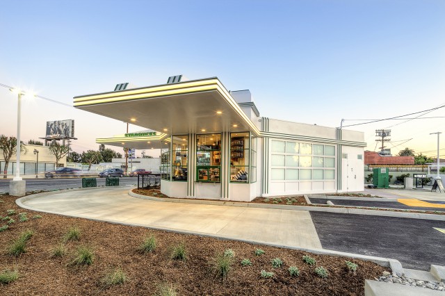The best little drive-through Starbucks in Hollywood