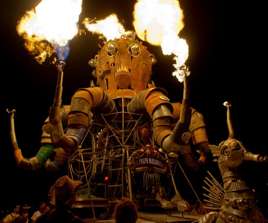 Burning in the Desert