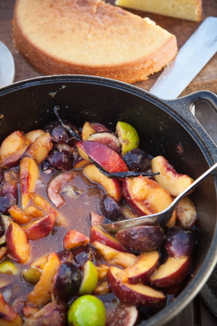 Portland Chefs’ Campfire-Glazed Peaches and Figs