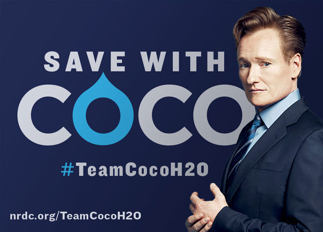 Conan O’ Brien Shares Tips for Saving Water