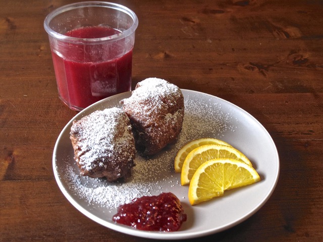 Lemon Ricotta Fritters from Huckleberry
