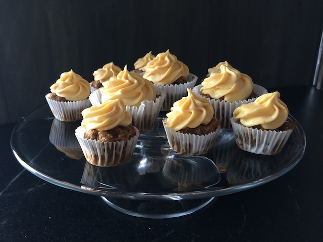 A Semi-Healthy Treat for Halloween: Pumpkin-Carrot Cupcakes
