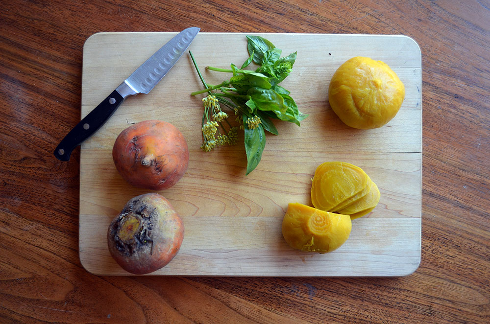 Beet and fennel salad from Homegrown