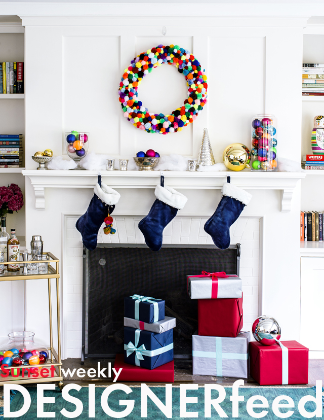 Designer feed: Christmas tree edition