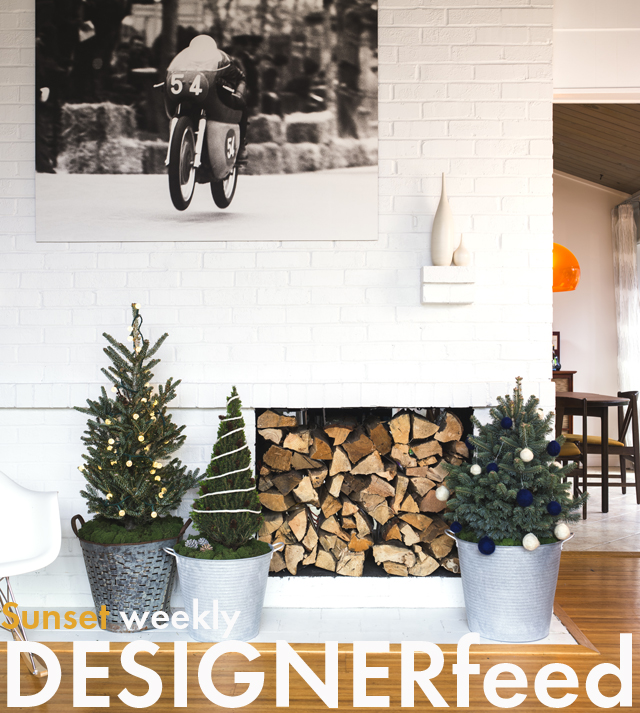 Designer feed: rooms with a view and holiday spirit