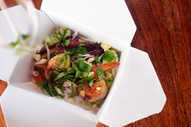 Vietnamese Noodle Bowls with Grilled Shrimp from The Picnic