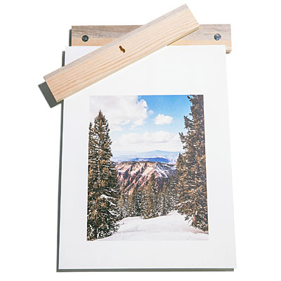 25 days of giveaways: Artifact Uprising’s print + wood cleat