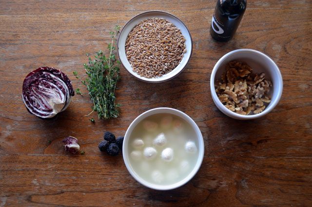 Farro Tricolore with Balsamic-Fig Dressing from The Picnic