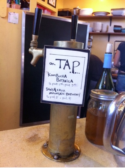 Kombucha on tap